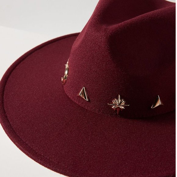 ⭐️ Charm-Trimmed Rancher Boho Peasant Hipster Hippie Art Farm Desert Cute Hat